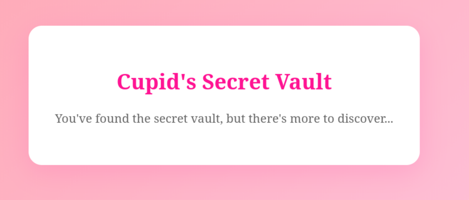 Cupid's Secret Vault